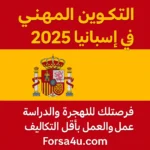 التكوين المهني في إسبانيا 2025